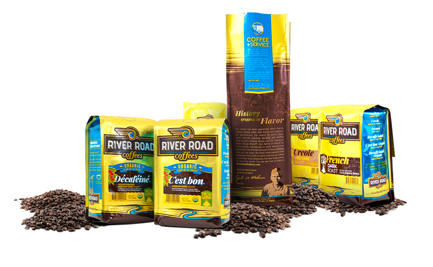 River Road Coffees Full Roasted Coffee Line